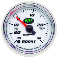 NV 2-1/16" Stepper Motor Boost/Vacuum Gauge (30 In Hg/30 PSI)