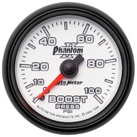 Phantom II 2-1/16" Mechanical Boost Gauge (0-100 PSI)