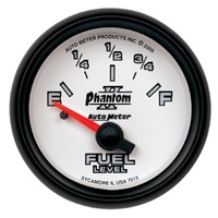 Phantom II 2-1/16" SSE Fuel Level Gauge w/ Air-Core for GM (0-90 ?)