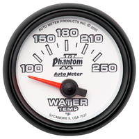 Phantom II 2-1/16" Water Temperature Gauge w/ Air Core (100-250 °F)