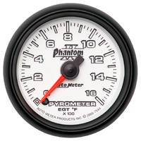 Phantom II 2-1/16" Stepper Motor Pyrometer Gauge (0-1600 °F)