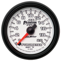 Phantom II 2-1/16" Stepper Motor Pyrometer Gauge (0-2000 °F)