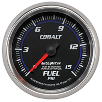 Cobalt 2-5/8" Mechanical Fuel Pressure Gauge (0-15 PSI)