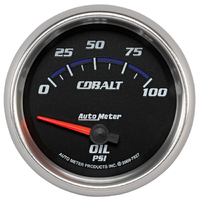 Cobalt 2-5/8" Oil Pressure Gauge w/ Air-Core (0-100 PSI)