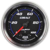 Cobalt 2-5/8" Stepper Motor Oil Pressure Gauge (w/ Peak & Warn (0-100 PSI)