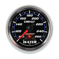 Cobalt 2-5/8" Stepper Motor Water Temperature Gauge w/ Peak & Warn (100-260 °F)