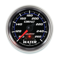 Cobalt 2-5/8" Stepper Motor Water Temperature Gauge w/ Peak & Warn (100-260 °F)