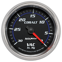 Cobalt 2-5/8" Vacuum Gauge (0-30 In Hg)