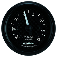 GT 2-1/16" Mechanical Boost/Vacuum Gauge (30 In Hg/20 PSI)