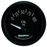 GT 2-1/16" Oil Pressure Gauge w/ Air Core (0-100 PSI)