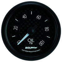 GT 2-1/16" Stepper Motor Oil Pressure Gauge (0-100 PSI)
