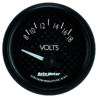 GT 2-1/16" Voltmeter w/ Air-Core (8-18V)