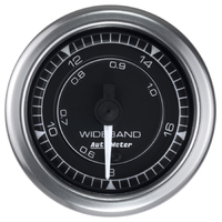 Chrono 2-1/16" Stepper Motor Wideband Air/Fuel Ratio Analog Gauge (8:1-18:1 AFR)