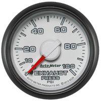 Gen 3 Dodge Factory Match 2-1/16" Mechanical Exhaust Pressure Gauge (0-100 PSI)