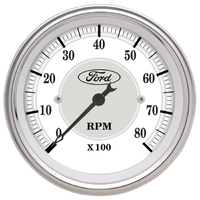 Ford Masterpiece 3-1/8" In-Dash Tachometer (0-8,000 RPM)