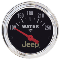 Jeep 2-1/16" Water Temperature Gauge w/ Air Core (100-250 °F)