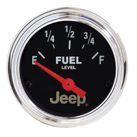 Jeep 2-1/16" Fuel Level Gauge w/ Air-Core (0- 90Ω)