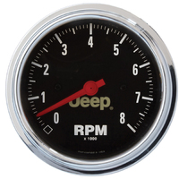 Jeep 3-3/8" In-Dash Tachometer (0-8,000 RPM)