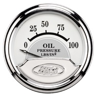 Ford Masterpiece 2-1/16" Oil Pressure Gauge w/ Air Core (0-100 PSI)