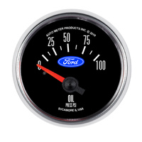 Ford 2-1/16" Oil Pressure Gauge w/ Air-Core (0-100 PSI)