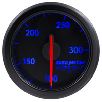 Air-Drive 2-1/16" Water Temp Gauge w/ Air-Core (100-300`F) Black