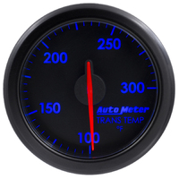 Air-Drive 2-1/16" Transmission Temp Gauge w/ Air-Core (100-300 °F) Black