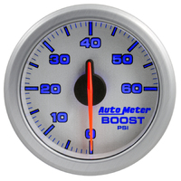 Air-Drive 2-1/16" Boost Gauge w/ Air-Core (0-60 PSI) Silver