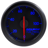 Air-Drive 2-1/16" Fuel Pressure Gauge w/ Air-Core (0-100 PSI) Black