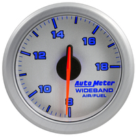 Air-Drive 2-1/16" Wideband Air Fuel Ratio Gauge w/ Air-Core Silver
