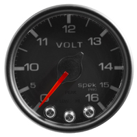 Spek-Pro 2-1/16" Stepper Motor Digital Voltmeter (0-16V)