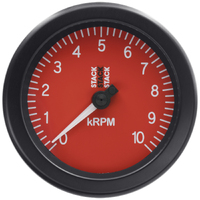 Stack 88mm Sport Tachometer (0-10K RPM) Red