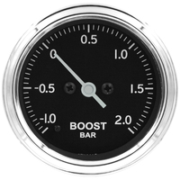 Stack 52mm Pro Stepper Motor Boost Gauge inc T-Fitting (-1 To +2 Bar)