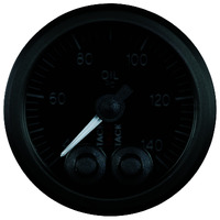 Stack Pro-Control 52mm Oil Temp Gauge (40-140 °C, 1/8" NPTF Male) Black