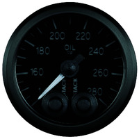 Stack Pro-Control 52mm Stepper Motor Oil Temperature Gauge (140-280 °F, 1/8" NPTF Male)