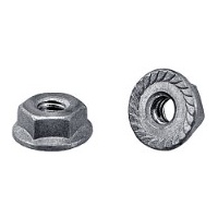 10-24 Serrated Flange Nut - Phosphate