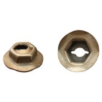 5/32 HX FLNG STAMPED NUT .56 D MECH ZDC.