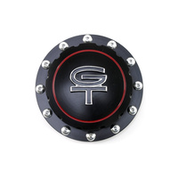 1964 - 1973 Mustang Billet Fuel Cap (Black, GT Emblem)