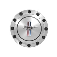 1964 - 1973 Mustang BILLET Fuel Cap with HORSE EMBLEM