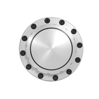 1964 - 1973 Mustang Billet Fuel Cap (Silver Plain Face)