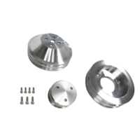 1967 - 1970 Mustang 390-428 Billet Pulley Kit w/o AC