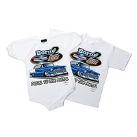 Kids "Born 2 Cruz" 55 Onsie - Chevrolet, 12 Months