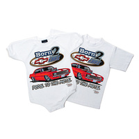 Kids "Born 2 Cruz" 55 Onsie - Camaro, 12 Months