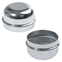 1964 - 1993 Mustang V8 Front Wheel Grease Caps - Pair