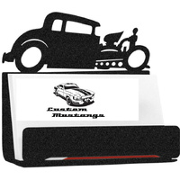 Metal Business Card Holder - Hot Rod