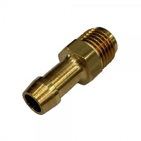 1964 - 1973 Mustang Mechanical Fuel Pump Fitting Brass Hose Barb 5/16 Hose
