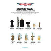 Bowden's Own Snow Blow Cannon Adapters