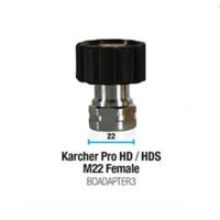 Snow Blow Cannon Adapters - Karcher Pro HD/HDS M22 female adapter