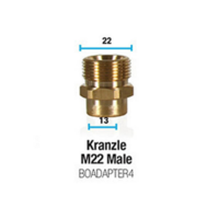 Snow Blow Cannon Adapters - Kranzle M22 male adapter