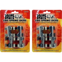 Brute Adjustable Coil Spring Locks - 2 Pairs
