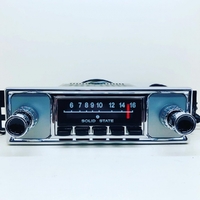Carbide-Series Bluetooth Radio Assembly for 1965-66 Chrysler Valiant VC - Chrome Push Puttons